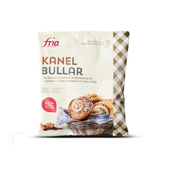 Fria kanelbulle kanelipulla 230g kalorit ja ravintosisältö
