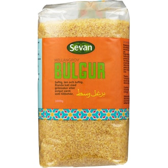 Sevan Bulgur keskikarkea 1kg kalorit ja ravintosisältö