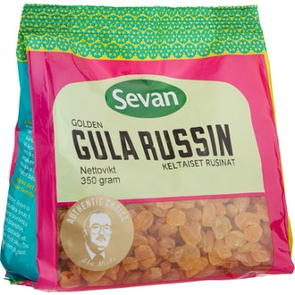 Sevan Keltaiset rusinat 350g kalorit ja ravintosisältö