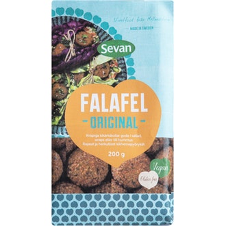 Sevan falafel 200g original kalorit ja ravintosisältö