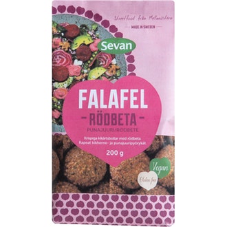 Sevan falafel 200g punajuuri kalorit ja ravintosisältö - 258 kcal
