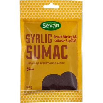 Sevan Sumac jauhettu 50g kalorit ja ravintosisältö - 397 kcal