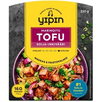 Yipin Tofu Marinoitu Soija&Inkivääri 230g kalorit ja ravintosisältö - 139 kcal