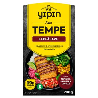 Yipin Tempeh leppäsavu 200 g kalorit ja ravintosisältö - 181 kcal