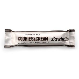 Barebells Proteiinipatukka Cookies-Cream 55g kalorit ja ravintosisältö