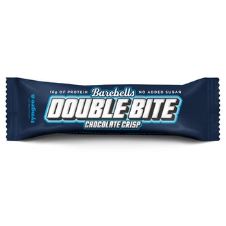 Barebells Double Bite Chocolate Crisp proteiinipatukka 55g kalorit ja ravintosisältö