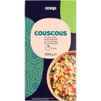 Coop couscous 500 g kalorit ja ravintosisältö - 355 kcal