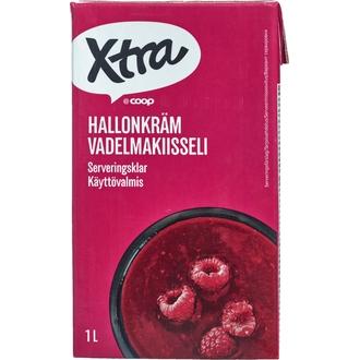 Xtra vadelmakiisseli 1 l kalorit ja ravintosisältö - 85 kcal