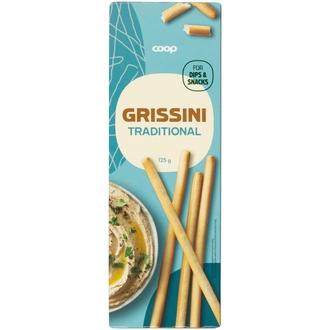 Coop grissini-leipätikut 125 g kalorit ja ravintosisältö - 403 kcal