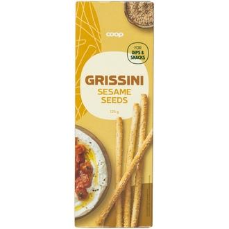 Coop seesaminsiemengrissini-leipätikut 125 g kalorit ja ravintosisältö - 448 kcal