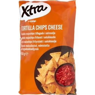 X-tra Tortilla chips cheese 450 g