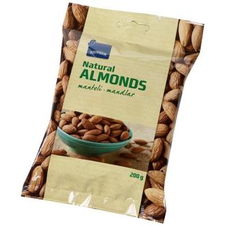 Rainbow 200g manteli kalorit ja ravintosisältö - 631 kcal