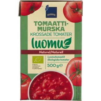 Rainbow tomaattimurska luomu 500 g kalorit ja ravintosisältö - 19 kcal