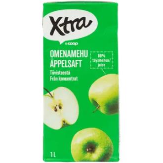 Xtra omenamehu 1l kalorit ja ravintosisältö - 36 kcal