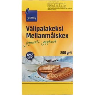 Rainbow välipalakeksi jogurttitäytteellä 200 g kalorit ja ravintosisältö - 483 kcal