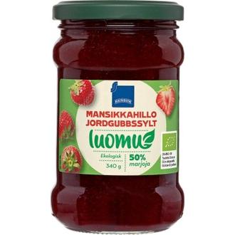 Rainbow mansikkahillo luomu 340 g kalorit ja ravintosisältö - 186 kcal