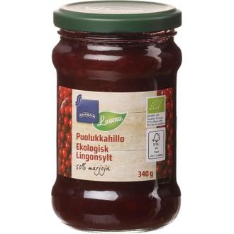 Rainbow puolukkahillo luomu 340 g kalorit ja ravintosisältö - 188 kcal