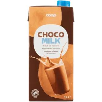 Coop maitokaakaojuoma 1 l UHT kalorit ja ravintosisältö - 52 kcal