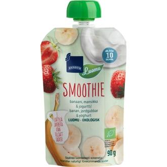 Rainbow 90G Smoothie Banaani-Mansikka-Jogurtti Luomu