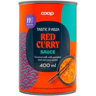 Coop Taste of Asia punaista currytahnaa sisältävä kookosmaito 400 ml kalorit ja ravintosisältö - 117 kcal
