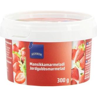 Rainbow 300g mansikkamarmeladi kalorit ja ravintosisältö