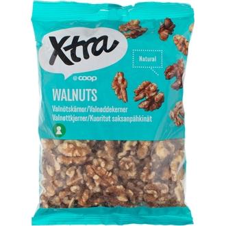 Xtra kuoritut saksanpähkinät 300 g kalorit ja ravintosisältö