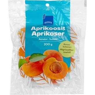 Rainbow 200g kuivatut aprikoosit kalorit ja ravintosisältö - 280 kcal