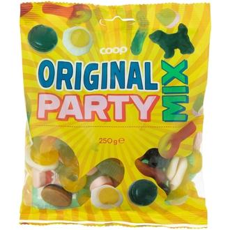 Coop Party Mix makeissekoitus 250 g kalorit ja ravintosisältö - 336 kcal