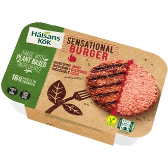 Hälsans Kök incredible burger 226g pakaste kalorit ja ravintosisältö