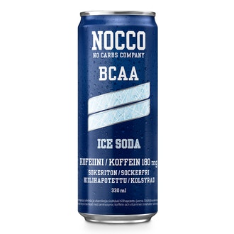 Nocco BCAA Ice Soda 0,33l kalorit ja ravintosisältö