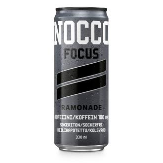 NOCCO FOCUS Ramonade hiilihapotettu energiajuoma 330ml kalorit ja ravintosisältö