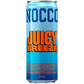 330ml NOCCO Juicy Breeze kalorit ja ravintosisältö
