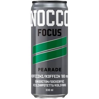 330ml NOCCO Focus Pearade energiajuoma kalorit ja ravintosisältö