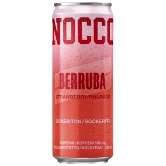 NOCCO BCAA Berruba hiilihapotettu energiajuoma 330ml kalorit ja ravintosisältö