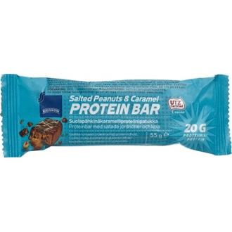 Rainbow 55 g suolapähkinä-karamelliproteiinipatukka kalorit ja ravintosisältö - 347 kcal