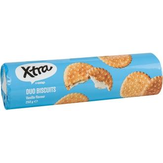 Xtra täytekeksi vanilja 250 g