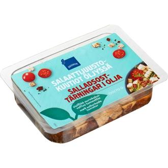 Rainbow salaattijuustokuutiot ja aurinkokuivattua tomaattia öljyssä 120g kalorit ja ravintosisältö - 287 kcal