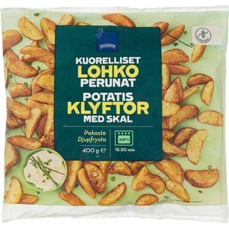 Rainbow 400g kuorelliset lohkoperunat pakaste kalorit ja ravintosisältö - 135 kcal