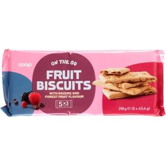 Coop hedelmäkeksi 218 g kalorit ja ravintosisältö - 396 kcal
