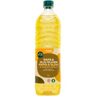 Coop rapsi-oliiviöljyseos 1 l kalorit ja ravintosisältö - 900 kcal