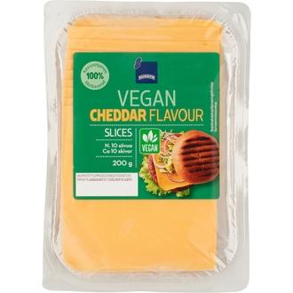 Rainbow Vegan Cheddar flavour viipaleet 200g kalorit ja ravintosisältö