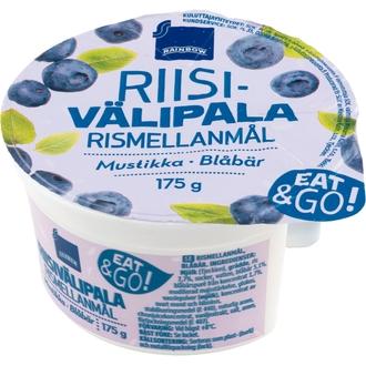 Rainbow Riisivälipala mustikka 175 g kalorit ja ravintosisältö - 114 kcal