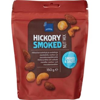 Rainbow hickory smoked nut mix pähkinäsekoitus 150g kalorit ja ravintosisältö - 624 kcal