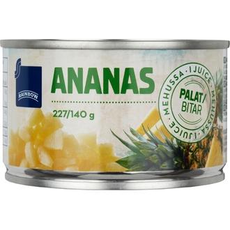 Rainbow ananaspalat mehussa 227/140g kalorit ja ravintosisältö - 54 kcal