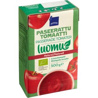 Rainbow paseerattu tomaatti luomu 500g kalorit ja ravintosisältö - 30 kcal