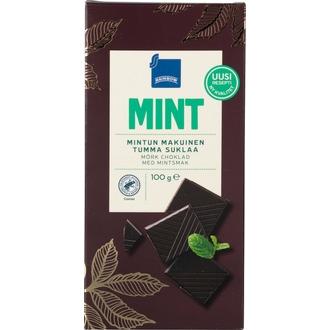 Rainbow tumma suklaa minttu 100 g kalorit ja ravintosisältö - 532 kcal