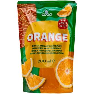 Coop mehujuoma appelsiini 0,2 l kalorit ja ravintosisältö - 36 kcal