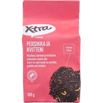 Xtra persikka ja kvitteni irtotee 100 g