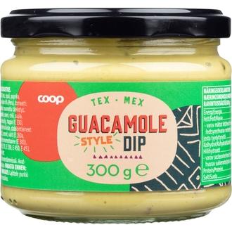 Coop guacamole avokadokastike 300 g kalorit ja ravintosisältö - 132 kcal
