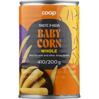 Coop Asia minimaissit 410/200 g kalorit ja ravintosisältö